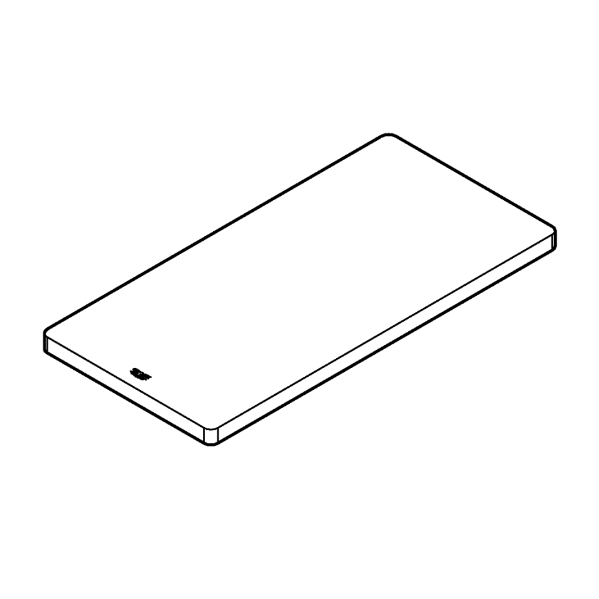 GROHE 40751HV0 - Skærebræt i træ 490 × 240 × 19 mm