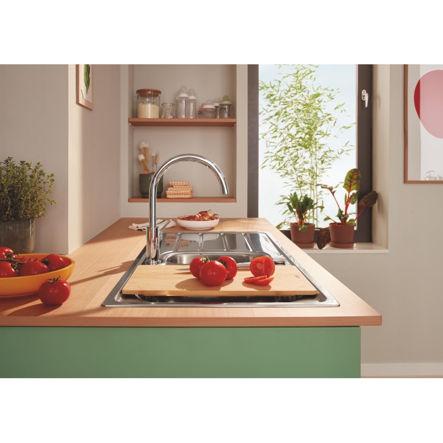 GROHE 40751HV0 - Skærebræt i træ 490 × 240 × 19 mm