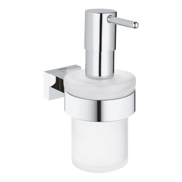 GROHE 40756001 - ESSENTIALS CUBE Sæbedispenser til flydende sæbe 160 ml, poleret krom