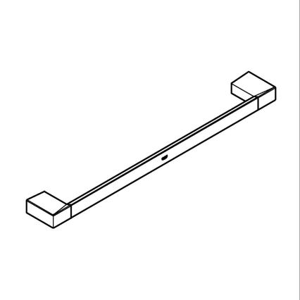 GROHE 40767000 - Håndklædestang SELECTION CUBE 500 mm poleret krom
