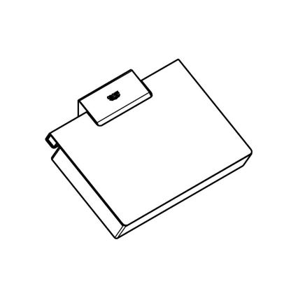 GROHE 40781000 - Toiletrulleholder SELECTION CUBE, poleret krom