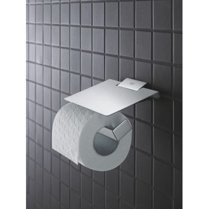 GROHE 40781000 - Toiletrulleholder SELECTION CUBE, poleret krom