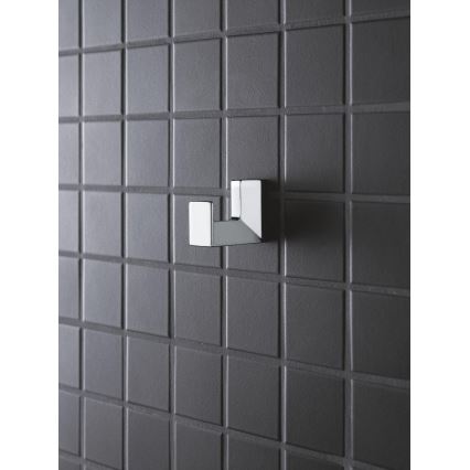 GROHE 40782000 - Krog til badekåbe SELECTION CUBE blank krom