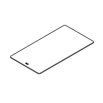 GROHE 40786K00 - Glashylde 450 × 240 × 19 mm sort