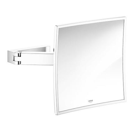 GROHE 40808000 - Kosmetikspejl SELECTION CUBE 22,3 × 22,3 cm poleret krom