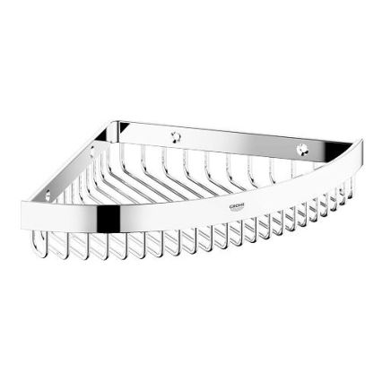GROHE 40809000 - Sæbekurv i tråd SELECTION CUBE 20 × 20 cm poleret krom