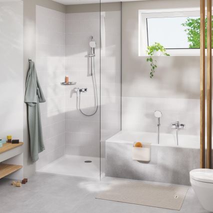GROHE 40809000 - Sæbekurv i tråd SELECTION CUBE 20 × 20 cm poleret krom
