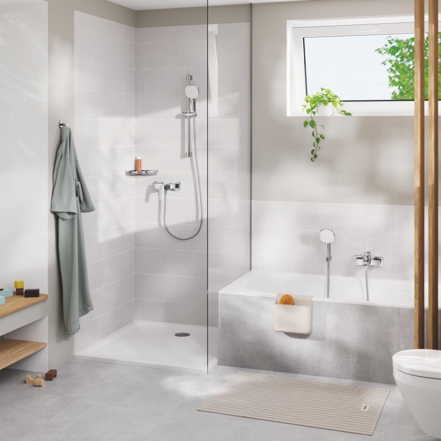 GROHE 40809000 - Sæbekurv i tråd SELECTION CUBE 20 × 20 cm poleret krom