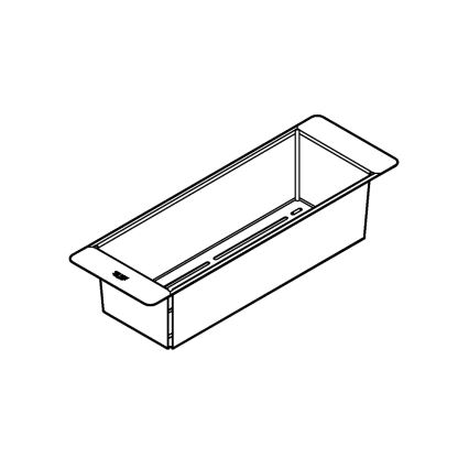 GROHE 40852SD0 - Multifunktionelt dørslag 450 × 150 × 100 mm i rustfrit stål