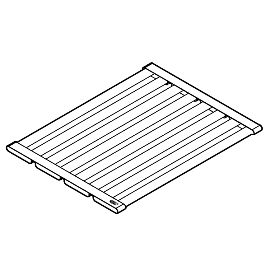 GROHE 40856SD0 - Drypbakke 450 × 348 mm børstet rustfrit stål