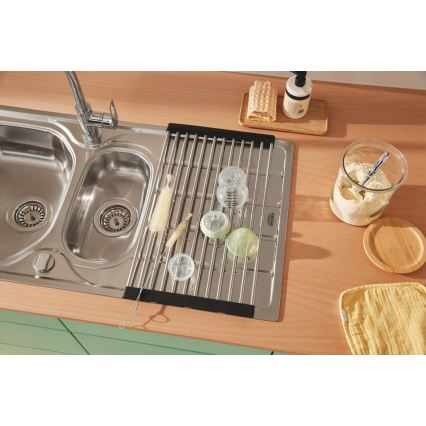 GROHE 40856SD0 - Drypbakke 450 × 348 mm børstet rustfrit stål