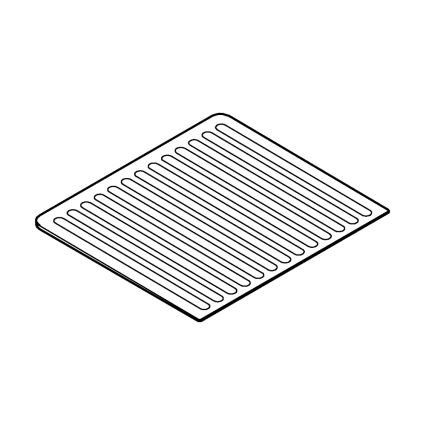 GROHE 40871K00 - Afdrypningsplade 450 x 400 mm keramisk/sort