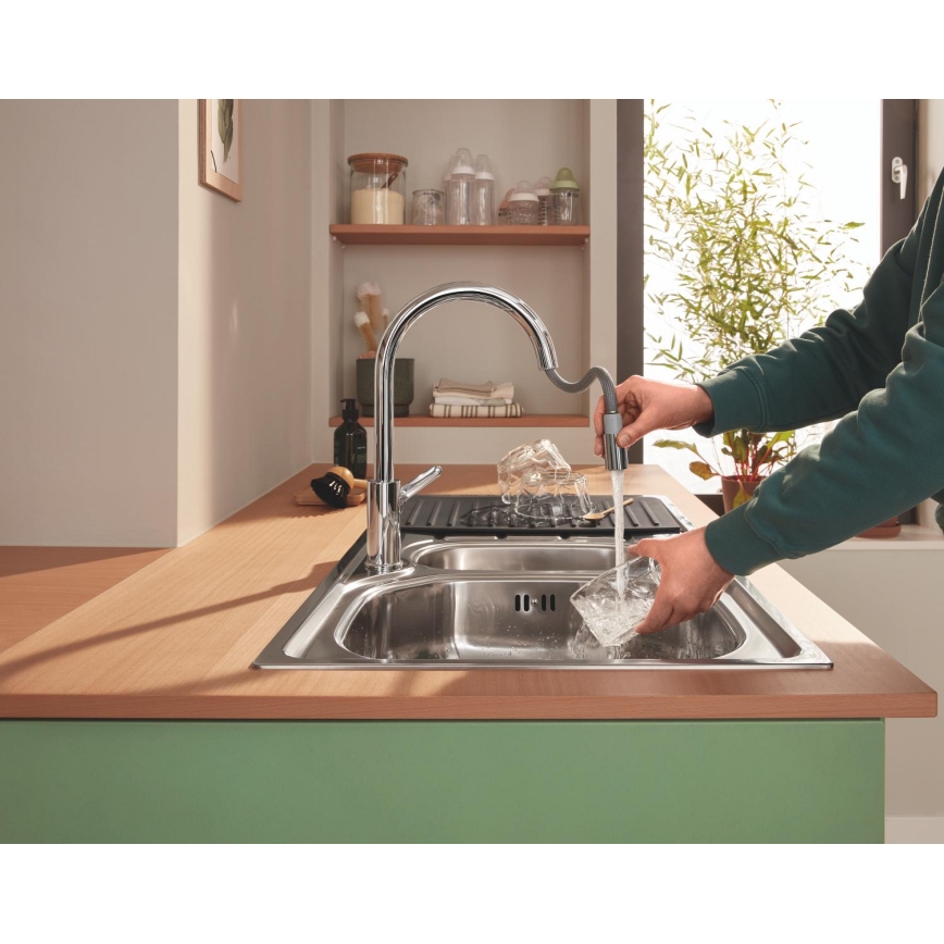 GROHE 40872K00 - Drypbakke 450 x 250 mm keramik/sort