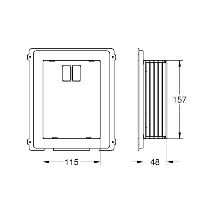 GROHE 40949000 - RAPID inspektionsskakt
