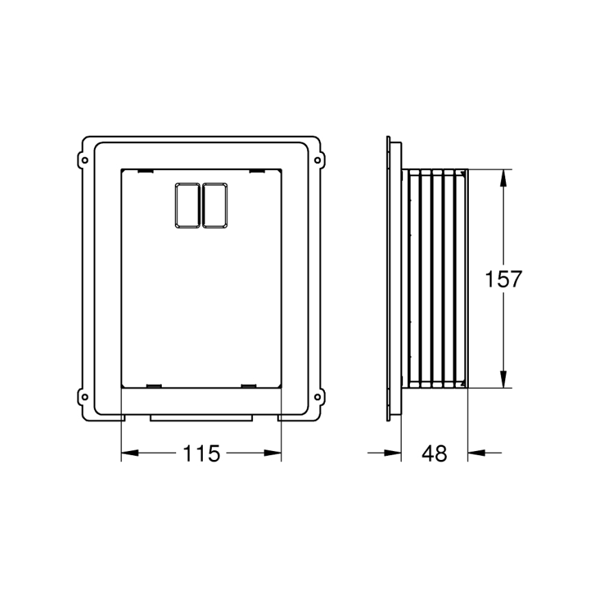 GROHE 40949000 - RAPID inspektionsskakt