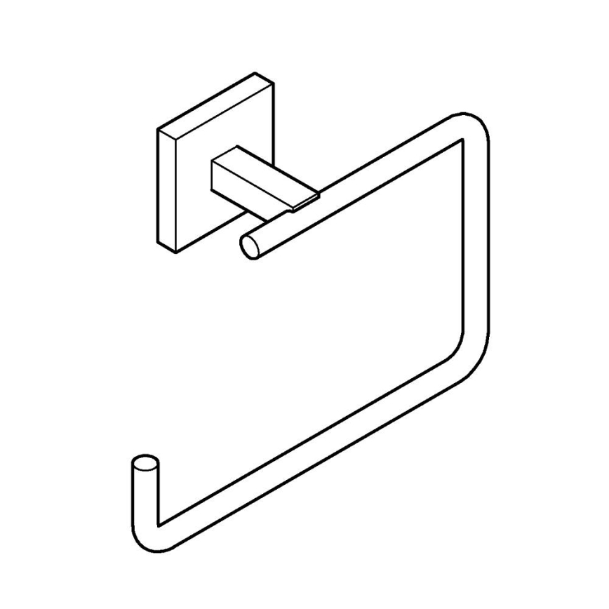 GROHE 40975000 - Håndklædeholder START CUBE i poleret krom
