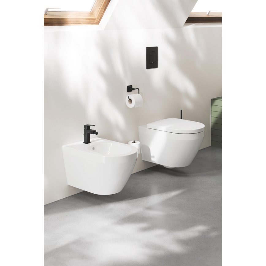 GROHE 409792430 - Holder til reserve-toiletpapir START CUBE 13,4x6 cm, sort