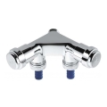 GROHE 41022000 - Dobbelt afspærringsventil EGGEMANN DN 15, blank krom