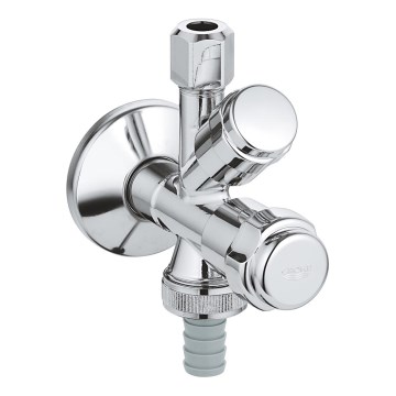 GROHE 41073000 - Kombineret vinkelventil WAS 12” × 38” poleret krom