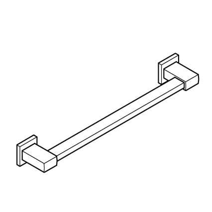 GROHE 41095000 - Badekargreb START CUBE 504 mm, poleret krom