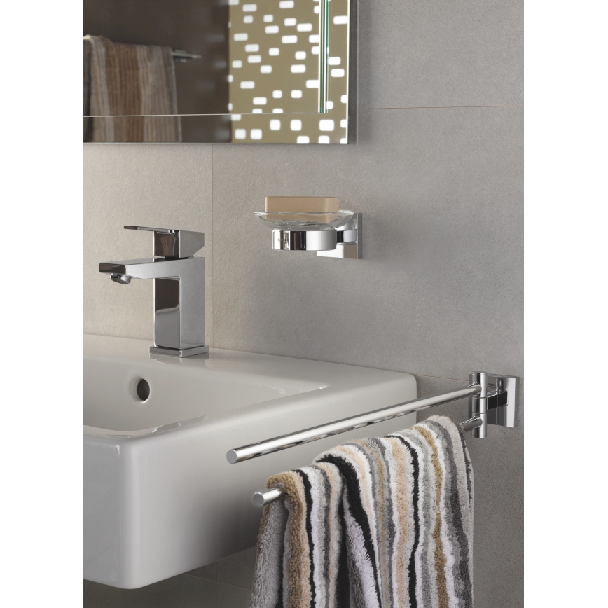 GROHE 41096000 - Sæbeskål START CUBE 110 × 56 × 125 mm poleret krom