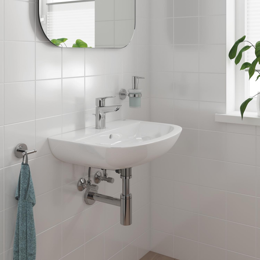 GROHE 41097DC0 - Glas med holder START CUBE i rustfrit stål