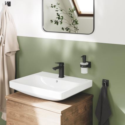 GROHE 410982430 - Sæbedispenser til flydende sæbe START CUBE 158 × 126 × 72 mm, sort