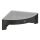 GROHE 411062430 - Hjørnehylde til bruser ESSENTIALS 250 × 250 mm, sort