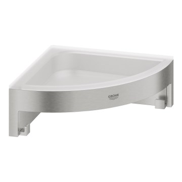 GROHE 41106DC0 - Hjørnebrusehylde START CUBE 200 x 200 x 60 mm rustfrit stål