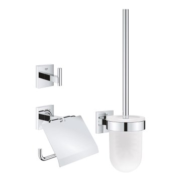 GROHE 41123000 - 3-i-1 toilettilbehørssæt, poleret krom