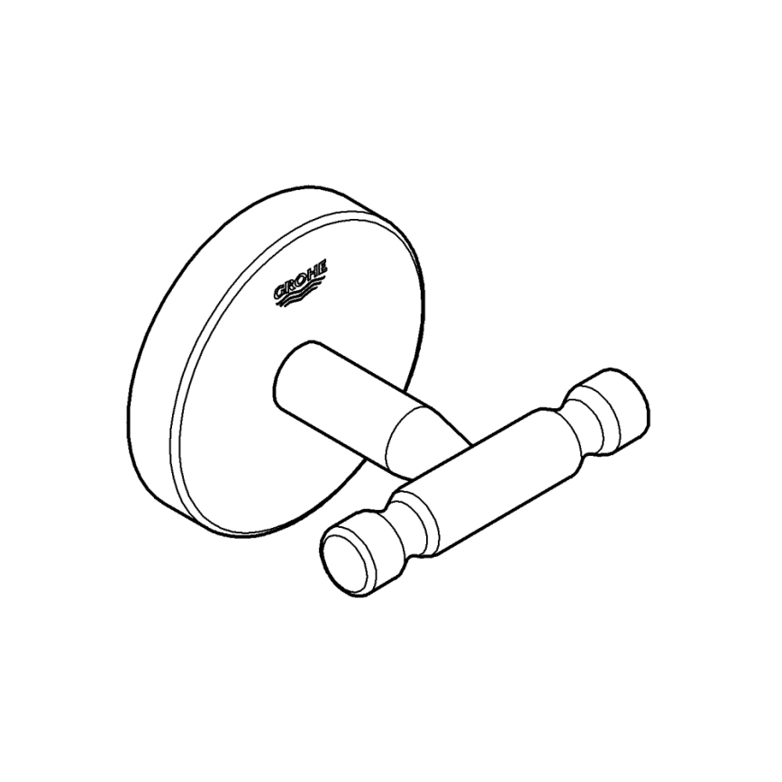 GROHE 41168000 - Krog til badekåbe START COSMOPOLITAN, poleret krom