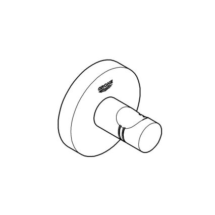 GROHE 411732430 - START krog til badekåbe, sort