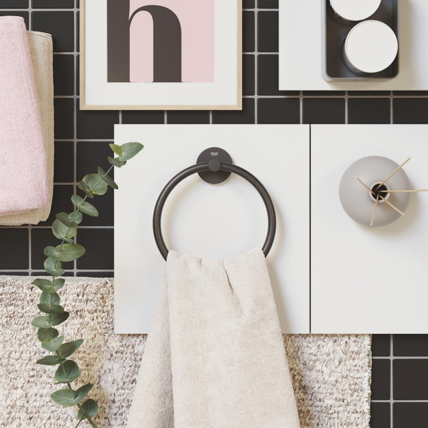 GROHE 411742430 - START håndklædeholder 180 mm, sort