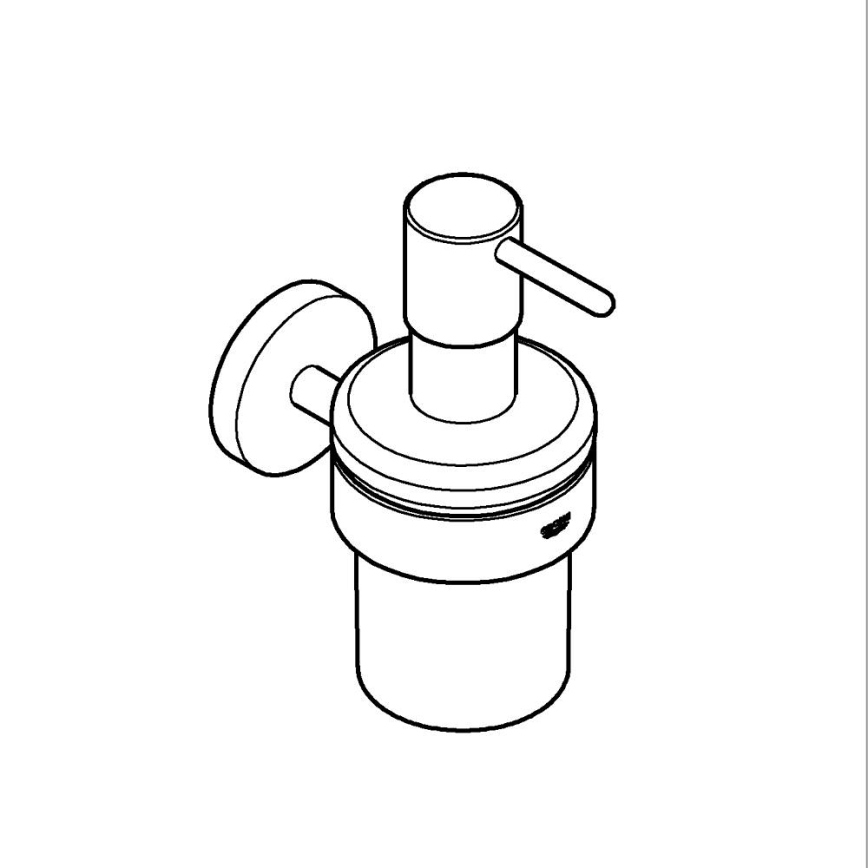 GROHE 411952430 - START sæbedispenser til flydende sæbe, 160 ml, blank krom