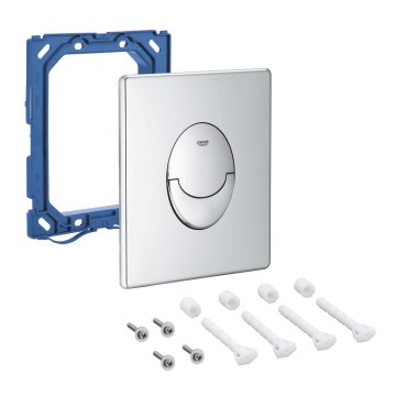 GROHE 42304000 - Skylleknap SKATE AIR 156 × 197 mm blank krom