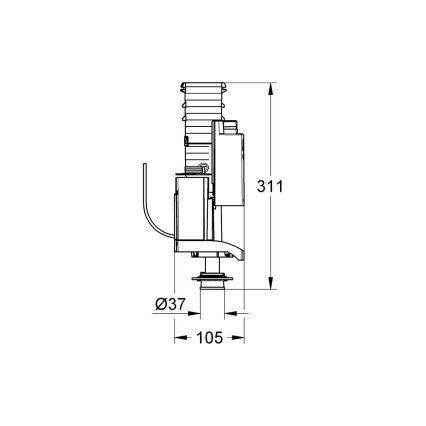 GROHE 42320000 - Afløbsventil AV1 poleret krom