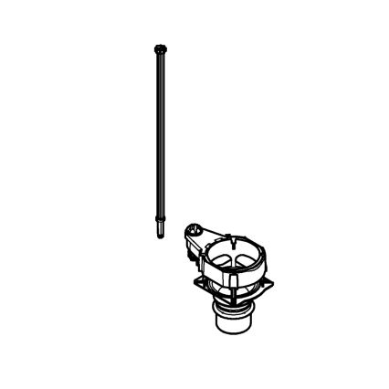 GROHE 42593000 - Ventilsæde til cisterne GD 2, hvid