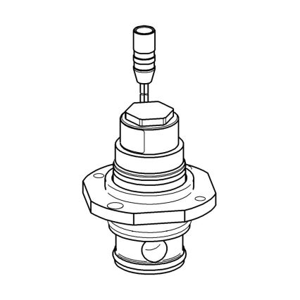 GROHE 42791000 - Magnetventil med si til 37751, poleret krom