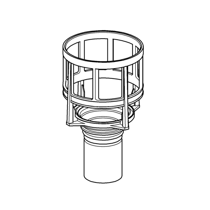 GROHE 43542000 - Ventilsæde med O-ring, hvid