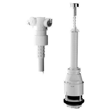 GROHE 43907PI0 - Udskiftningssæt til keramiske cisterner i mat krom