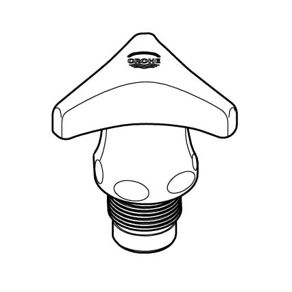 GROHE 45969000 - Dæksel DN 15, blank krom