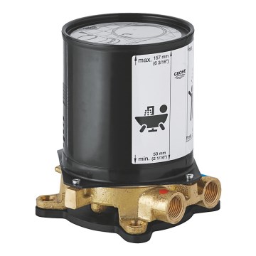 GROHE 45984001 - Indbygningssæt DN 15, messing