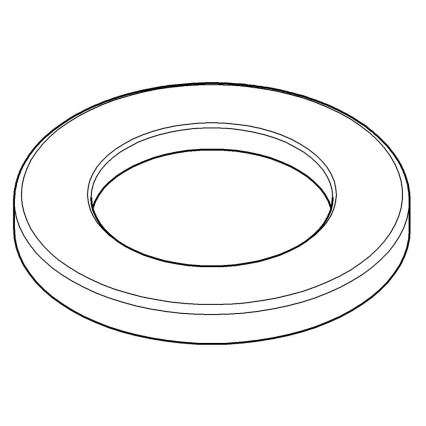 GROHE 48165000 - Dækplade til etgrebs håndvask- og bidetarmaturer, krom