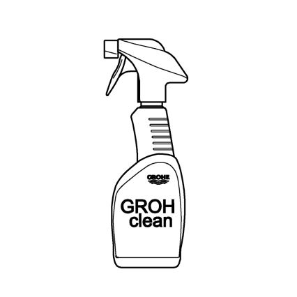 GROHE 48166000 - GROHCLEAN rengøringsmiddel 500 ml