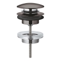 GROHE 65807A00 - Afløbssæt med bundventil til håndvaske med overløb, grafit