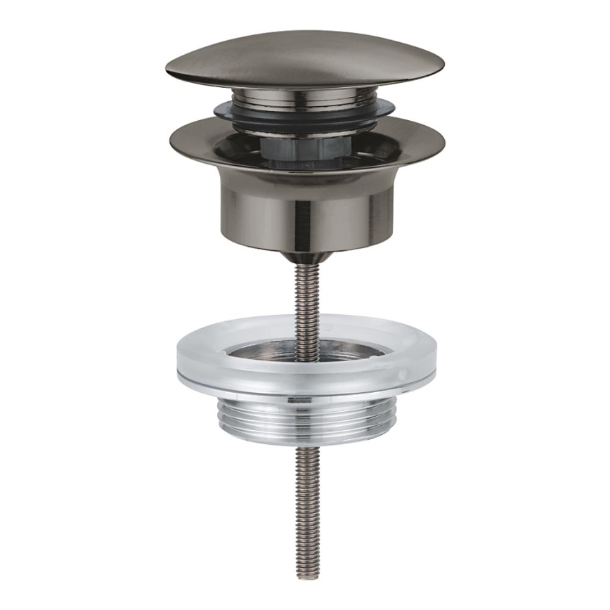 GROHE 65807AL0 - Afløbssæt til håndvaske med overløb, grafit