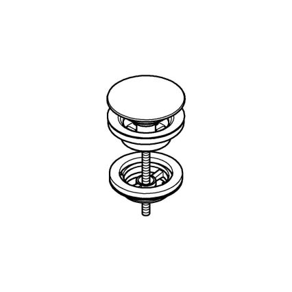 GROHE 65807GL0 - ESSENCE afløbssæt i guldfinish