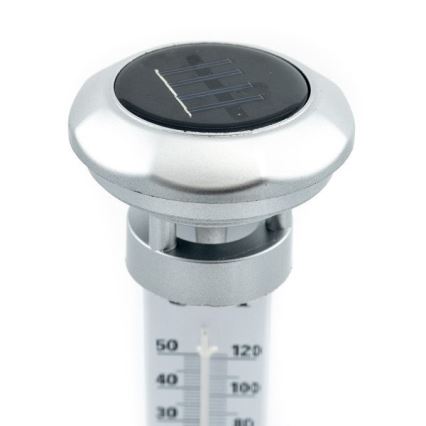Grundig 89640 - LED-solcellelampe med termometer LED/1,2 V 600 mAh IP44
