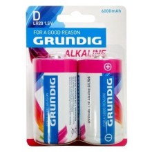 Grundig - Alkalisk batteri 2 stk. D/LR20 1,5V