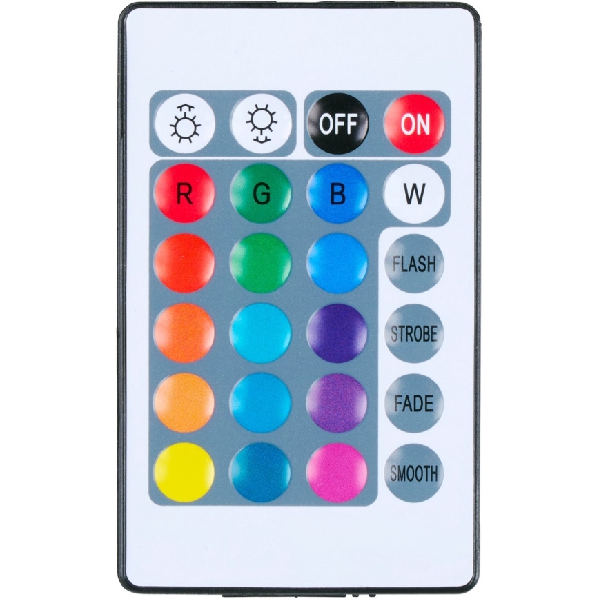 Grundig - Dæmpbar LED RGBW skrivebordslampe LED/0,7W/5V sort + fjernbetjening